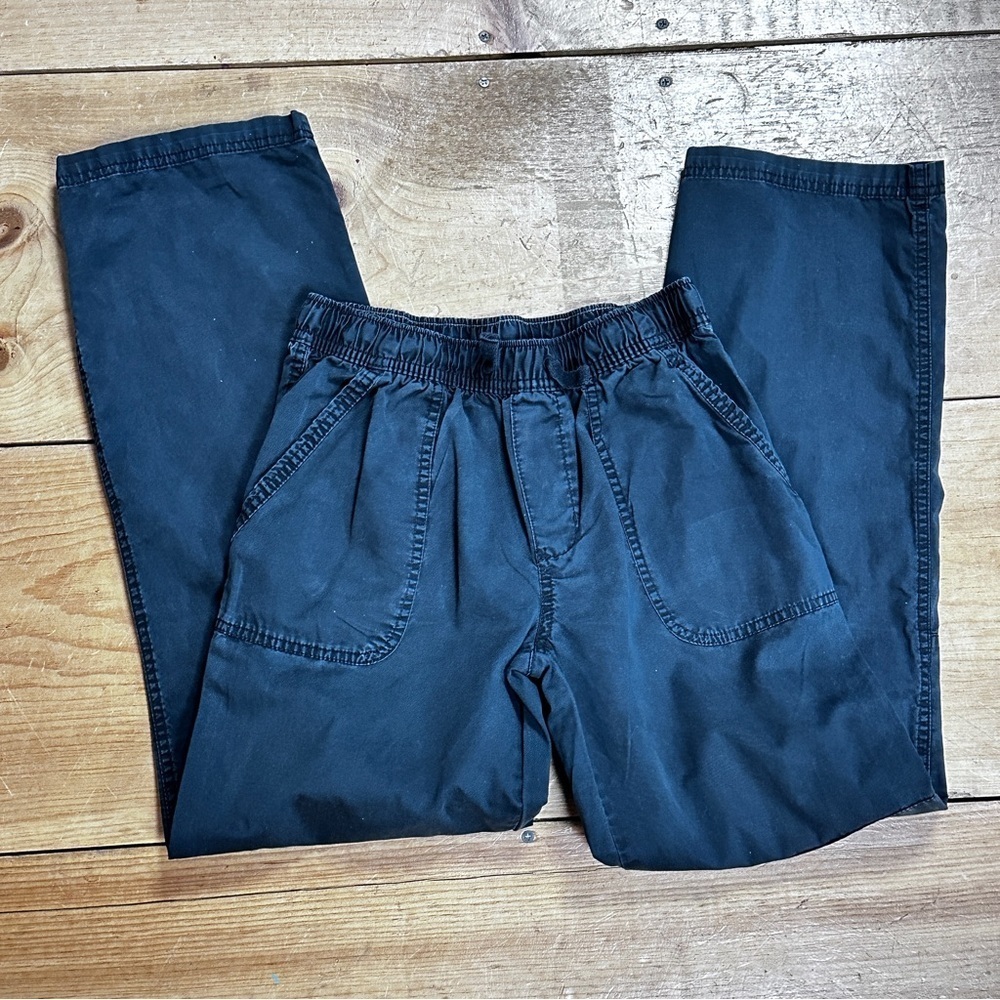 🌸 Circo Pull On Cotton Pants Reinforced Knee, Elastic Waist Black, XL / 16 - Picture 9 of 9
